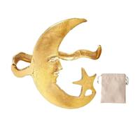 Generisch Moon and Star Bracelet - Moon and Star Open Cuff Bracelets | Adjustable Jewellery Fashion Charm for Women Teens Mother Sister Daughter Girlfriends Couples, Siehe Beschreibung, Hardware