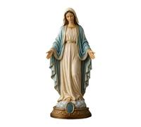 Generisch Mother Mary Statue 8" Resin Catholic Holy | Catholic Statues Jesus Figurine For Home Living Room Office Table Desk Garden Yard Outdoor Party And Housewarming