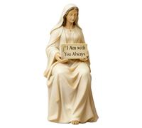 Generisch Mother of God Figurine Statuette | Resin Collectible for Table Decoration | Miniature Scene with Mary Figure | For Meditation and Relaxation on Dining Table, Fireplace, Windowsill, Church