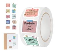 Generisch Motivational Stickers - Pack of 500 Encouragement Reward Stickers | Funny Incentive Stickers | for Children, Students, Teachers, Parents, Classroom, Homework, School Tasks, Diary