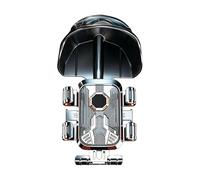 Generisch Motorcycle Mobile Phone Holder - Anti-Shake Clip with Umbrella, Dirt Bike Mobile Phone Holder - For City Highways Country Road Field Paths Commuting Touring Navigation Mountains Offroad