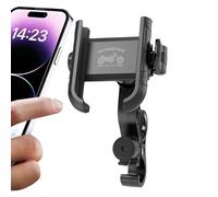 Generisch Motorcycle Mobile Phone Mounting Bracket | Anti-Shake Rotating Smartphone Clamp, E-Scooter Mobile Phone Holder, for Daily , Touring, Sports, Racing, Listening to Music and Navigation