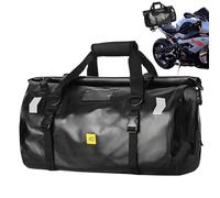 Generisch Motorcycle Rear Bag, Waterproof Travel Backpack, Bicycle Storage Bag with Adjustable Shoulder Strap, for Motorcycle, Passenger Seat, Camping, Road Trip, Luggage, Storage Space