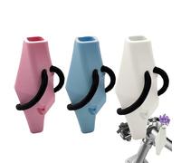 Generisch Motorcycle Vase Magic Flower Vase for Handlebars Handlebar Accessories Motorcycle Accessories Removable Motorcycle Flower Vase Silicone Unique for Handlebars