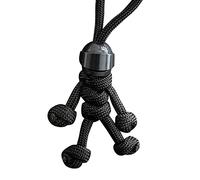 Generisch Motorcyclist Mini Figure Hanging Chain Umbrella Rope Weaving Keychain Creative Personality Motorcycle Helmet Key Accessories, b, One Size