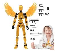 Generisch Movable Multi-Joint Figure, Movable Multi-Joint Model, 3D Printed Desk Robot Toy, Moving Toy with