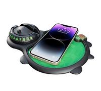 Generisch Multifunctional Non-Slip Mat Tray with Parking Number Dashboard Mat Non Slip Tray Pad Mat Non-Slip Multifunctional Phone Stand for Car Desk Keys Gadgets