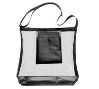 Generisch Mushroom Food Bag - Large Mesh Organizer Lightweight Breathable Construction | Pouch for Mushrooms, Garden, Park, Outdoor, Adventure, Berries, Minerals, Wildflowers, Hiking, Camping, black