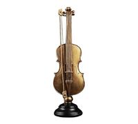 Generisch Musical Instruments Figures - Gold Collectibles, Small Figures of Saxophone and Violin for the Desk | For Birthday Christmas Music Lovers Office Bookshelf