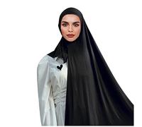 Generisch Muslim Headscarf, Solid Color, Long Scarf, Wrap Scarves, Cotton Scarf for Scarf Set Women Winter, a, One Size