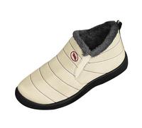 Generisch Mustard Yellow Shoes Women's 2025 Large Men's and Women's Cold Shoes and Boots without Cotton with Thickened Old Boots, Warm Casual Shoes High 40, White, 13 UK