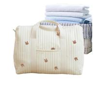 Generisch Nappy Bag as Carry Bag Embroidered Large Overnight Bag, cherry, Siehe Beschreibung