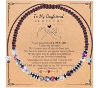 Generisch Natural Lovers Valentine's Day Natural Rings Birthday Gift 5 mm Dad Mom Father Mother Son Daughter Bracelet Gift Bangle Man Bracelet Choice Women Rings, one size, Resin