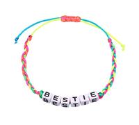 Generisch Natural Message Mm Jewelry Hand Knitted Bracelet Words Letter Positive Bracelets Bangle Beaded Natural Jewelry, one size, Plastic