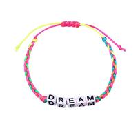 Generisch Natural Message Mm Jewelry Hand Knitted Bracelet Words Letter Positive Bracelets Bangle Beaded Natural Jewelry, one size, Plastic