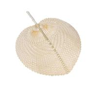 Generisch Natural Raffia Fan | Handmade Fan Sauna Raffia Pure Fan in Shape, Literary Summer Cooling Fan Spun Fan