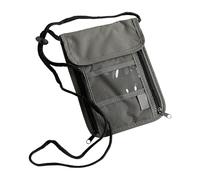 Generisch Neck Wallet, Document Storage Bag, Anti-Theft Organiser for Mobile Phone, Documents, Bank Cards, gray, see description, See description