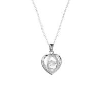 Generisch Necklaces Skull Simple Heart Shaped Splicing Couple Heart Necklace Europe and the United States Borders Love Pendant Necklace Enamel Pendant Dog Tag Necklace, Aluminium alloy, No gemstone