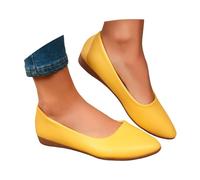 Generisch New Arrivals 2026 Comfortable Slip On Flat Slip On Slip On Slip On Slip On Slipper With Flexible Sole, yellow, 8 UK