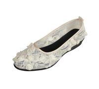 Generisch New Arrivals 2027 Autumn Flat Casual Shoes with Mesh Inserts Lace Up Thick Sole Heel - Perfect for Everyone, White, 8.5 UK