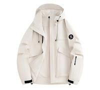 Generisch New Pairs Rushing Jacket Outdoor Layer Wind Jacket Men's Thin Breathable Wind Jacket, White, L