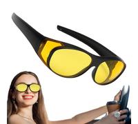 Generisch Night Vision Goggles - , Lightweight Frame, Comfortable Fit, UV and Blue Light Protection, Outdoor Sports Glasses, Use, Safe Eye Protection, Effective Protection When Driving