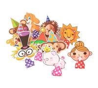 Generisch Noise Makers Party Accessories, Animal Children's Bubble Whistle, Portable Blow Whistle, Colourful Bubble Horns for Nursery, Birthday Parties, Sports Games