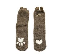 Generisch Non-Slip Socks Women's Non-Slip Socks Women Stopper Socks Warm Thick Winter Socks Soft Cuddly Thermal Socks Non-Slip Hut Socks Casual Christmas Socks Norwegian Socks Grandma Mum