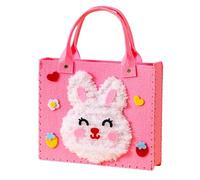 Generisch Non-woven animal bags, craft stops, handmade cartoon bag accessories, portable children's stitching set, fun gathering supplies for home decoration