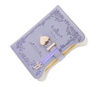 Generisch Notebook with Lock, Diary with Lock, Personal Notebook Made of PU Leather in B6 Format with Keys, 360 Pages, Refillable for Women and Girls, Personal Organis