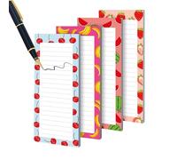 Generisch Notepad, Pack of 4 with Tear Off Function for Office Supplies, Cute Lined Paper Notepads - for Home, Family, Women, Girls, School, College, Outdoor, Travel and Everyday Use