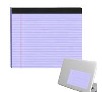 Generisch Notepads - 24 x 27 cm Lined Perforated - 30 Sheets Landscape Format for Lawyers Professionals Office School Court Study Notes Case Management