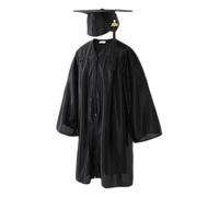 Generisch Nursery Graduation Cap and Dress, Graduation Cap and Dress for Children, Graduation Calf Set for Children, Primary School Promotion Suits, Graduate Costume Props