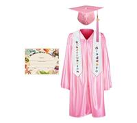 Generisch Nursery Graduation Hat and Cape, Party Gown for Nursery Graduation, Vintage 2025, Accessories for Graduations and Fancy Dress Games for Girls from 5 to 13 Years