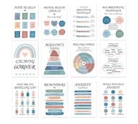 Generisch Nursing Psychiatric Poster, School Psychologist Poster - Bulletin Board for Mental Health - 12 x Confirmation Awareness Wallpaper Motivational Sense for the Children's Room