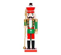 Generisch Nutcracker Christmas Decoration, Festive Nutcracker Soldier Figure, 35 cm, Wooden Decoration for Fireplace, Table Decoration, Christmas Party, Living Room Jewellery
