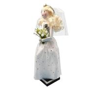 Generisch Nutcracker Figurine - Romantic Wooden Table Decoration - and Groom Nutcracker Decoration Figure - for the Living Room, Office, Desk, Bookcase, Entrance, Night