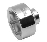 Generisch Oil Filter - 32mm 6 Point Oil Filter Wrench | Universal Sleeve Filter Removal Tool Socket Remover Low Profile Removal Tool 3/8" Drive Change Car Accessories for Cans