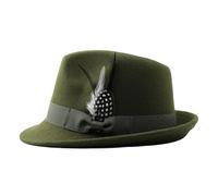 Generisch Oktoberfest Hats | Festival Headwear for Men | Elegant Felt Hat for Adults Beer Festival Traditional Activities Photo