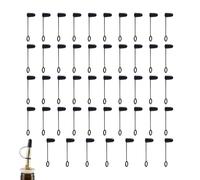 Generisch Olive Oil Bottle Attachment - Shot Gurner Dust Caps, Drip-Proof Silicone Pour Caps, Leak-proof Nozzle Covers, Set of 48, Odourless for Olive Oil and Spice Bottles