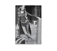 Generisch Olivia Newton-John Black and White Retro Poster Home Interior Decoration Oil Painting Canvas Photo Wallpaper Pictures 16 x 24 inches (40 x 60 cm)