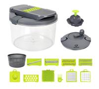 Generisch Onion Chopper and Dicer, Manual Chopper - Vegetable Cutter with Collection Container for Kitchen and Household for Cutting Garlic, Potatoes, Cheese, Carrots, Tomatoes