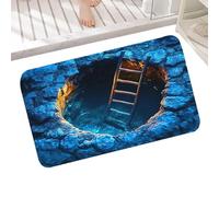 Generisch Optical Illusion Rug, Non-Slip Flooring, 3D Effect Runner, Suitable for Kitchen, Bathroom, Entrance, Patio, Indoor as well as Halloween Decoration