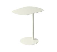 Generisch Orangefarbener Couchtisch, C-förmiger Beistelltisch aus Metall für Couch, Sofa und Bett, runde Kaffeetische, minimalistische Cocktailtische mit runder Basis für das Wohnzimmer