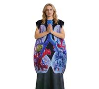 Generisch Organ Costume Lung Party Cosplay Outfit - Educational Breathing System Outfit - For Children Adults Carnival Stage Performance Classroom Scientific Demonstrations