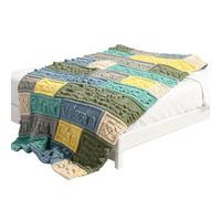 Generisch Original and Unique Blanket - 3D Swearing Words Quilt with Bright Colours - Christmas Throw Blanket | For Friends Room Home Indoor Bedroom Birthday Halloween