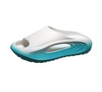 Generisch Orthopaedic Sandals Men Women Non-Slip Slippers Cosy Slides Slip On Cloud Shoes Rubber Bathing Slippers Unisex Slippers Soft Thick Sole Trekking Sandals, sky blue, 8 UK