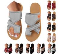 Generisch Orthopaedic Sandals Women, Slippers Women's Mesh Open Outdoor Sandals Breathable Sandals Comfortable Toe Sandals Lightweight Slippers Indoor Outdoor Sports Shoes Ortho Comfort Mesh Slippers