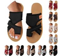 Generisch Orthopaedic Sandals Women, Slippers Women's Mesh Open Outdoor Sandals Breathable Sandals Comfortable Toe Sandals Lightweight Slippers Indoor Outdoor Sports Shoes Ortho Comfort Mesh Slippers