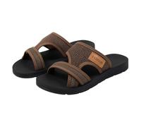 Generisch Orthopaedic Sandals, Women's Flat Mules, Lightweight Mules, Mesh Beach Sandals, Comfortable Slippers, Elegant Slippers, Breathable Casual Shoes, Wide Feet, Summer Shoes, coffee, 8.5 UK